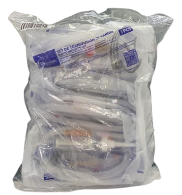 Set de Transfusion de Sangre Paquete x 25 Unds VALEMEDIC