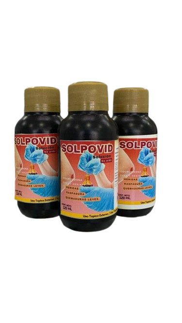 Solucion Iodada 10% 120cc Und SOLPOVID