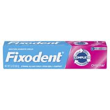 Adhesivo para Protesis 2.4 oz Und FIXODENT