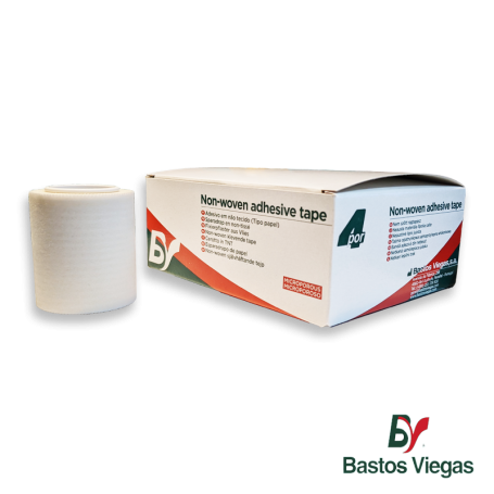 Cinta Adhesiva Microporosa Caja x 6 Unds BASTOS VIEGAS