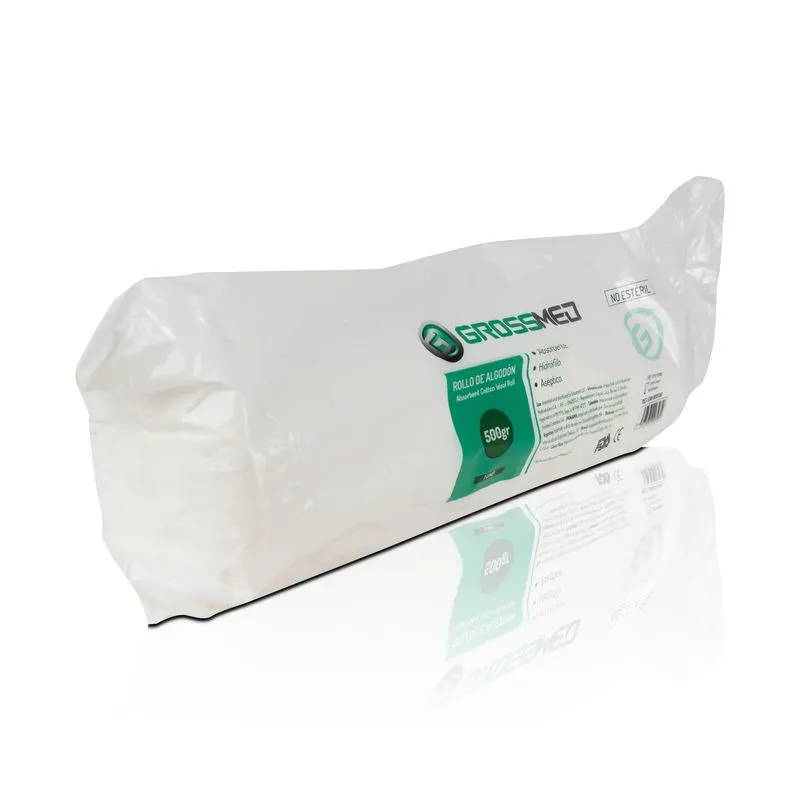 Rollo de Algodón 500gr Und GROSSMED No Estéril