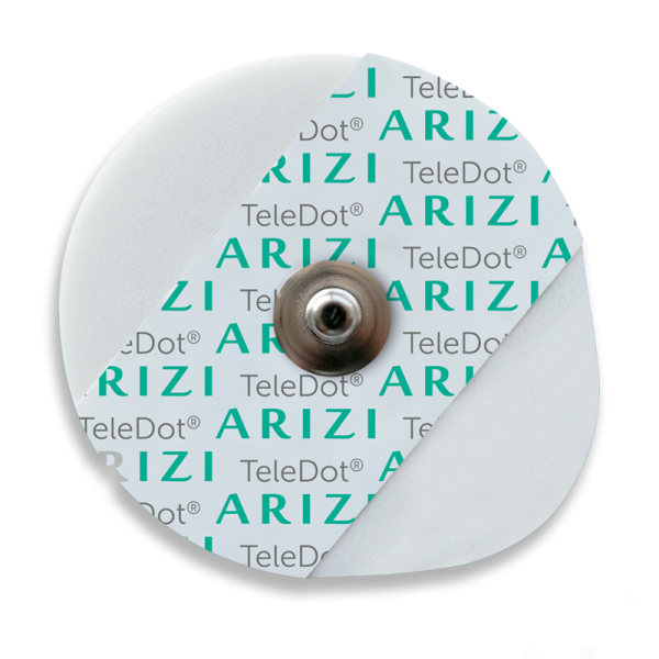 Electrodo TeleDot ECG 302C con Soporte de Foam e Hidrogel Adhesivo Sensor Ag/AgCl Und ARIZI