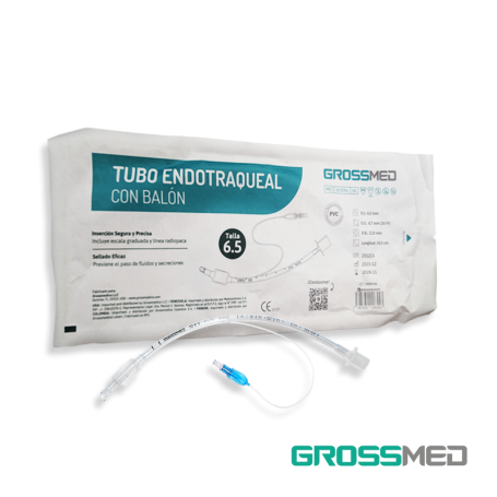 Tubo Endotraqueal Estandar con Balon Und GROSSMED