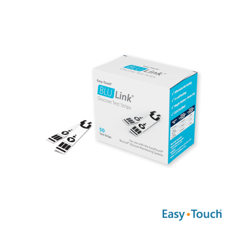 Tiras Reactivas Blu Link Caja x 50 Unds EASY TOUCH