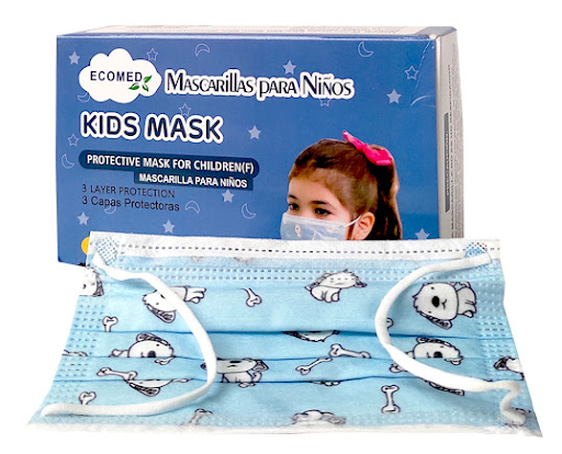 Tapa bocas Infantil Caja x 20 Unds ECOMED