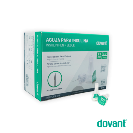Aguja para Insulina Estandar Caja x 100 DOVANT