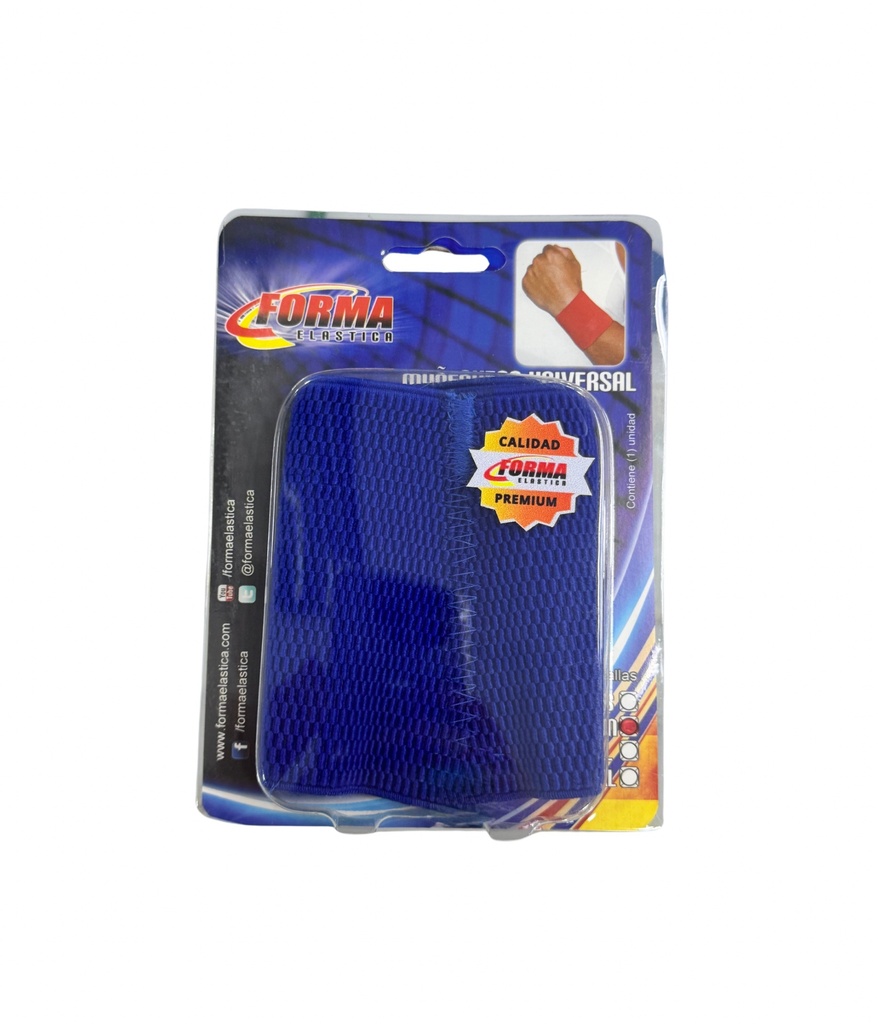 Muñequera Universal Und FORMA ELASTICA para Alivio de Dolor Crónico y Agudo