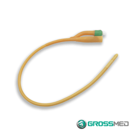 Sonda Foley Recubierta de Silicona 2 vias con balon Esteril Und GROSSMED