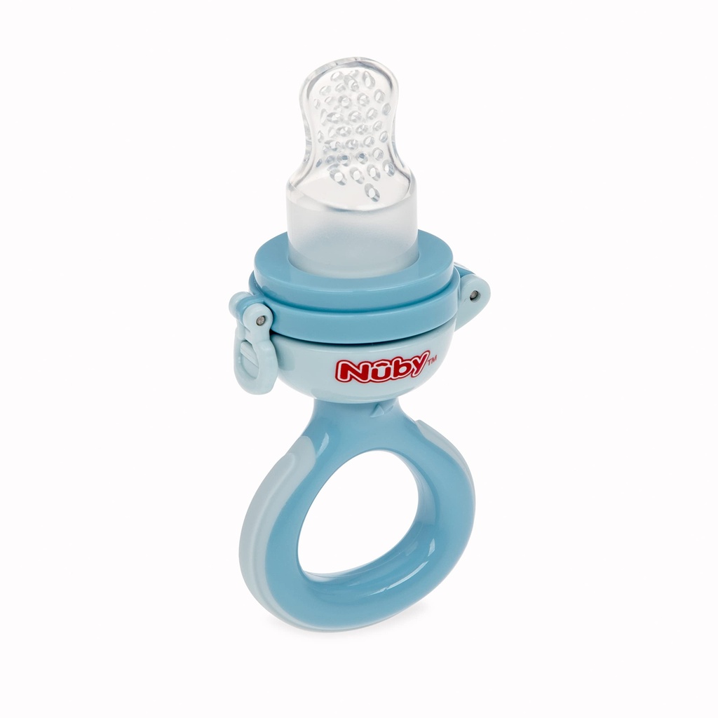 Alimentador de silicona para bebes de 10 meses Und NUBY Para alimentos blandos