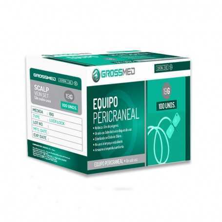 Equipo Pericraneal Scalp Caja x 100 Unds GROSSMED