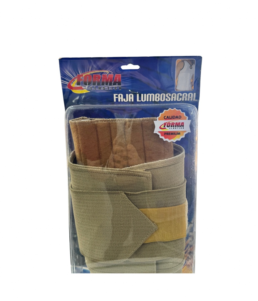 Faja Lumbosacral Premium Und FORMA ELASTICA Para la Estabilidad y Alivio de Dolor Crónico en la Espalda y la Región Lumbosacra