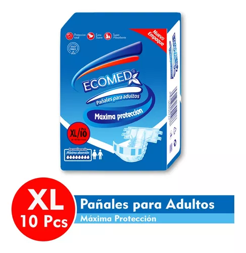 Pañales para Adultos Paquete x 10 Unds ECOMED