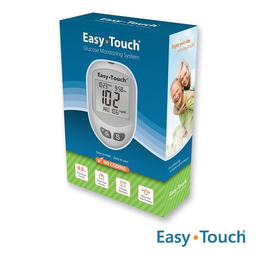 [GLU-DIG-EAS-BASE1] Glucómetro Digital Kit Und EASY TOUCH