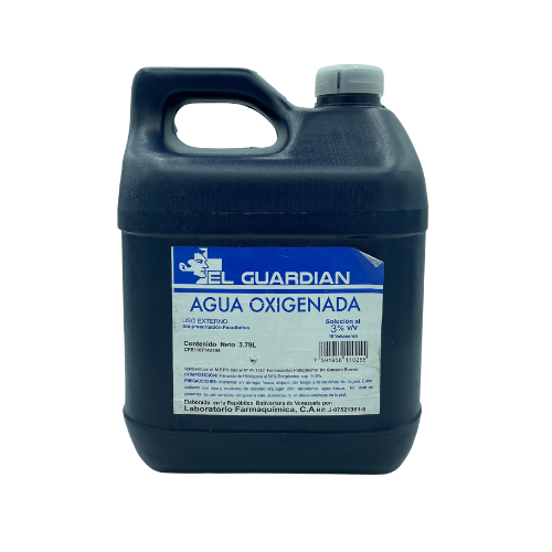 Agua Oxigenada al 3% UND EL GUARDIAN