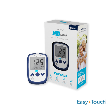 [GLU-DIG-EAS-BASE2] Glucómetro Digital Kit Blu Link Bluetooth Und EASY TOUCH