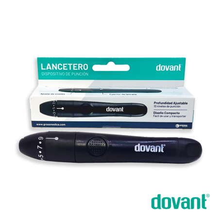 [LAN-DOV-BASE] Lancetero Und DOVANT Dispositivo de Punción para Lancetas 