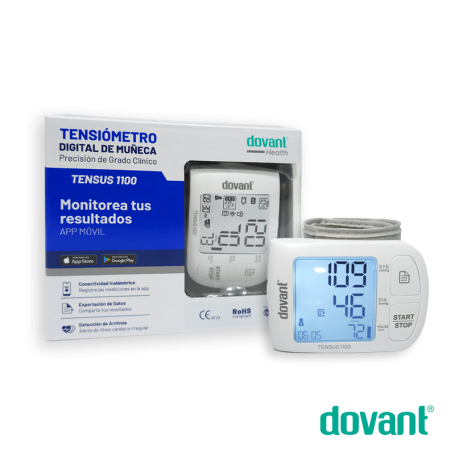 [TEN-DIG-DOV-BASE] Tensiometro Digital de Muñeca Tensus 1100 Und DOVANT