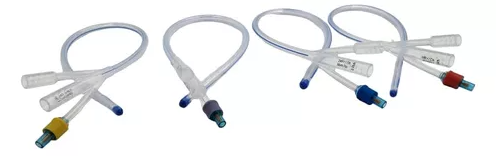 Sonda de Catéter Foley de Silicona Estéril De Tres Vías Und ECOMED