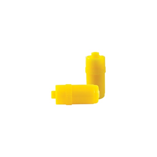 [OBT-TAP-GRO-BASE] Obturador Tapa Heparina Amarillo Membrana Resistente Und GROSSMED