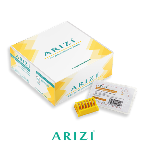 Clip de Titanio para Ligadura Caja x 20 Unds ARIZI 