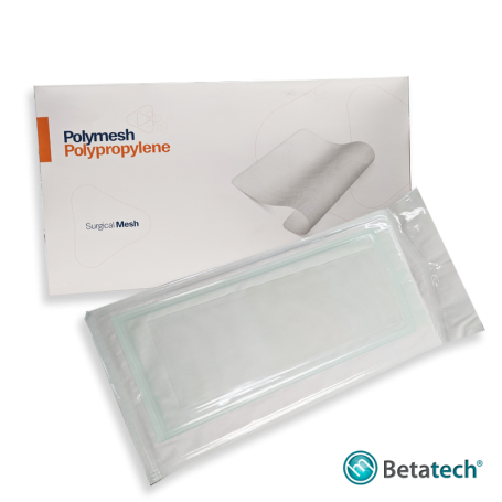 [MAL-QUI-BET-BASE] Malla Quirúrgica De Polipropileno Polymesh De 30cm x 30cm Und BETATECH