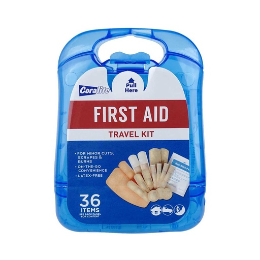 [BOT-PRI-COR-BASE1] Botiquin de Primeros Auxilios Caja x 36 Unds CORALITE