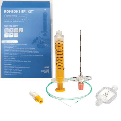 [KIT-ANE-ROM-BASE1] Kit de Anestesia Epidural 16Gx80mm Und ROMSONS