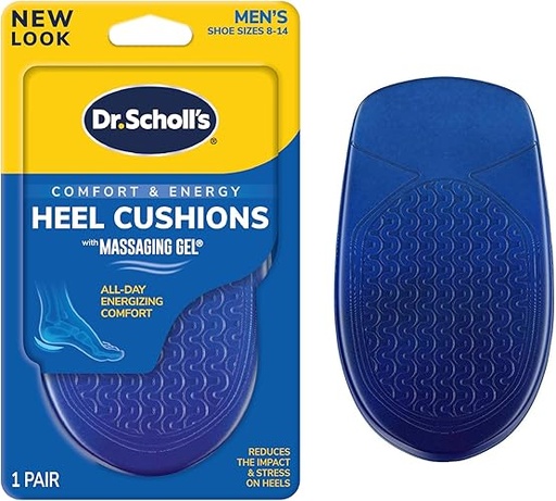 [ALM-TAL-DRS-BASE] Almohadillas de Talón Avanzadas en Gel de Masaje Hombres 8-13 Und DR SCHOLL'S 