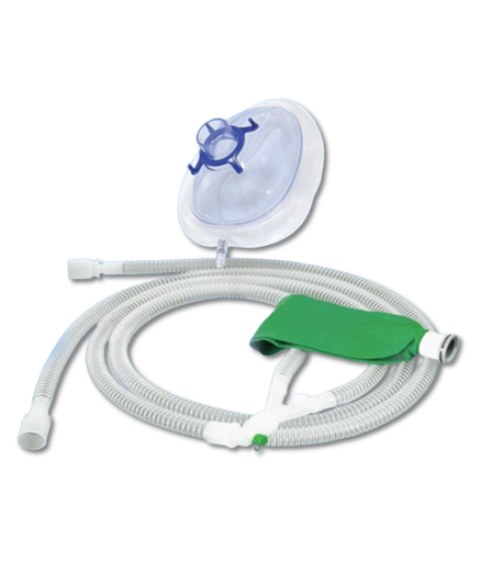 [KIT-CIR-VAL-BASE] Kit de Circuito Corrugado de Anestesia Adulto Und VALEMEDIC